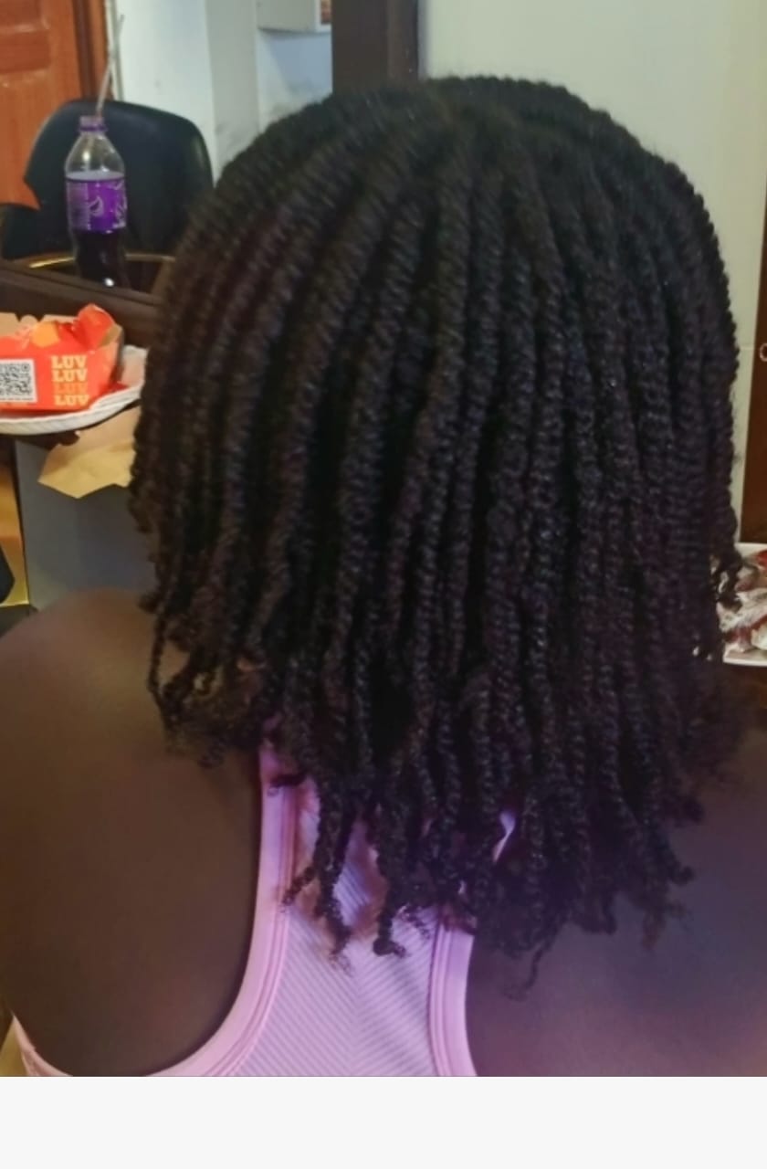 Styled locs